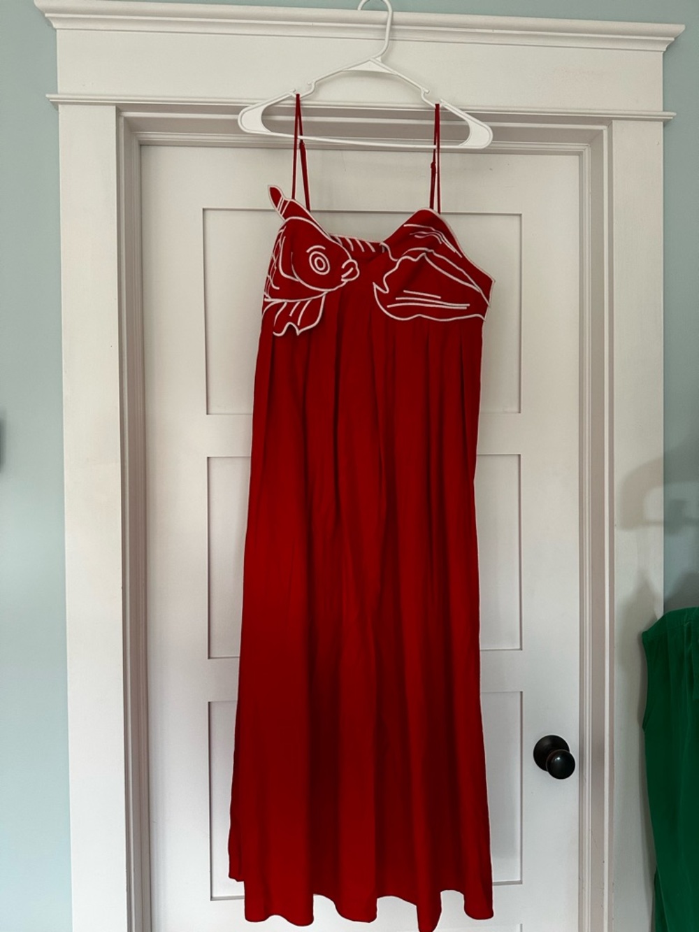 Farm Rio Red Fish Top Maxi Dress - Picture 4 of 8